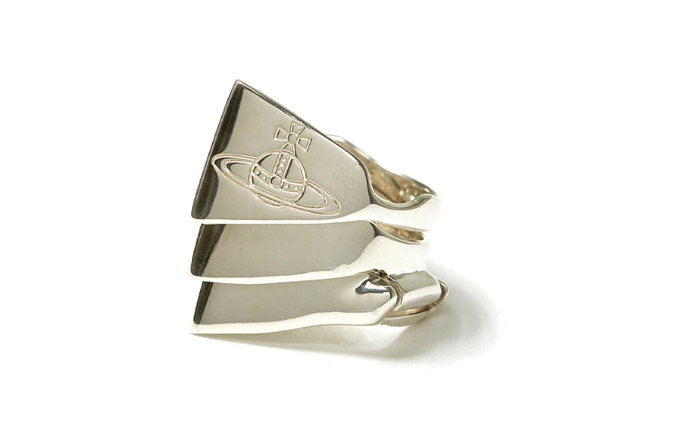 Vivienne Westwood Knuckleduster 925 Silver Ring - Unisex Couple Design. 64010002W004W004