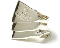 Vivienne Westwood Knuckleduster 925 Silver Ring - Unisex Couple Design. 64010002W004W004 Vivienne Westwood Knuckleduster 925 Silver Ring - Unisex Couple Design. 64010002W004W004