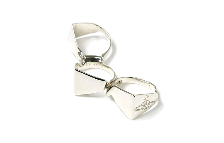 Shop Anillo de Plata 925 Vivienne Westwood Knuckleduster - Diseño Unisex para Parejas. 64010002W004W004