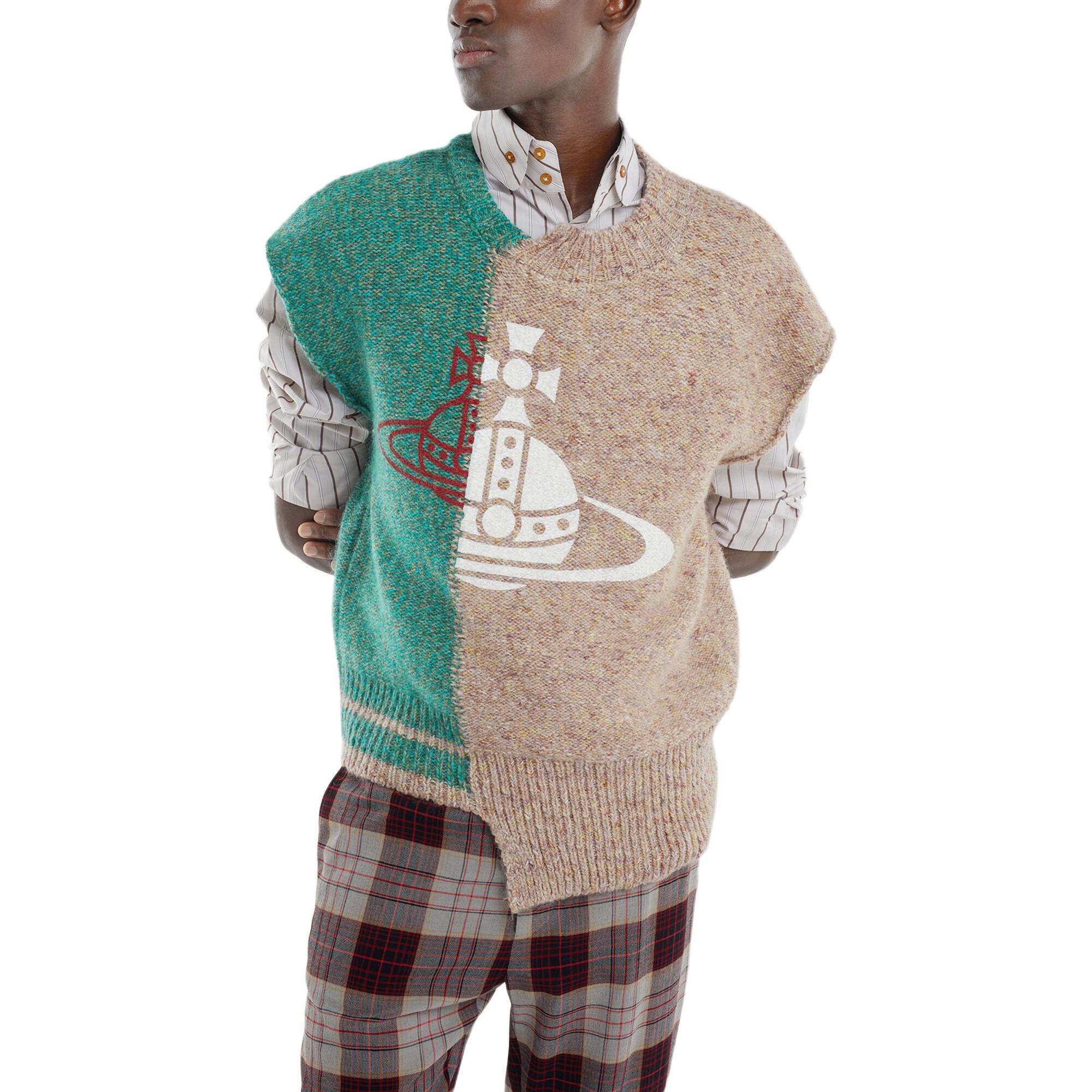 Details for ヴィヴィアン・ウエストウッド ロゴ クルーネック 半袖 ニットセーター ユニセックス マルチカラー 38030044Y0023O101