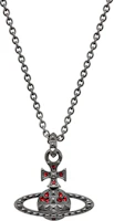 Vivienne Westwood Mayfair Bas Relief Brass Crystal Necklace Silver Unisex. 63020052-02N106-MY Vivienne Westwood Mayfair Bas Relief Brass Crystal Necklace Silver Unisex. 63020052-02N106-MY
