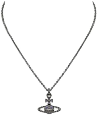 Kalung Liontin Vivienne Westwood Mayfair Bas Relief Gunmetal Kristal Ungu. 8050889826996 Lookbook Kalung Liontin Vivienne Westwood Mayfair Bas Relief Gunmetal Kristal Ungu. 8050889826996