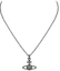 Lookbook Kalung Liontin Vivienne Westwood Mayfair Bas Relief Gunmetal Kristal Ungu. 8050889826996