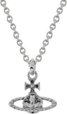 薇薇安·魏斯伍德梅菲爾經典黑鑽/銀銠項鍊 - 限量版 6302039W02W130 Lookbook 薇薇安·魏斯伍德梅菲爾經典黑鑽/銀銠項鍊 - 限量版 6302039W02W130