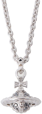 薇薇安·魏斯伍德Mayfair小款土星吊墜項鍊銀色/槍色限量版 6302039V02W130 Buy 薇薇安·魏斯伍德Mayfair小款土星吊墜項鍊銀色/槍色限量版 6302039V02W130