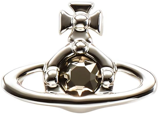 Vivienne Westwood Nano Solitaire Orb Brass Earring Silver Unisex Single Piece. 6201008602P116CN Buy Vivienne Westwood Nano Solitaire Orb Brass Earring Silver Unisex Single Piece. 6201008602P116CN