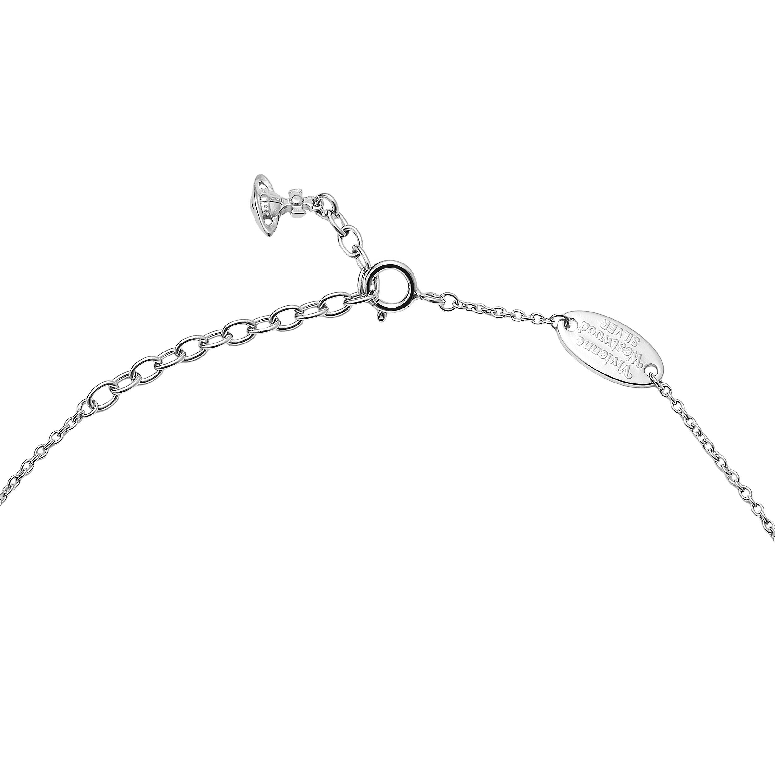 Purchase 薇薇安·衛斯特伍德 Octavie 蝴蝶結土星吊墜項鍊 銀粉色 男女款 6303039G-01P356