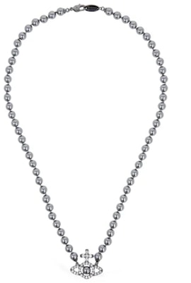 薇薇安·魏斯伍德奧林匹亞土星珍珠吊墜項鍊槍灰色 63010120-02S328-SM Lookbook 薇薇安·魏斯伍德奧林匹亞土星珍珠吊墜項鍊槍灰色 63010120-02S328-SM