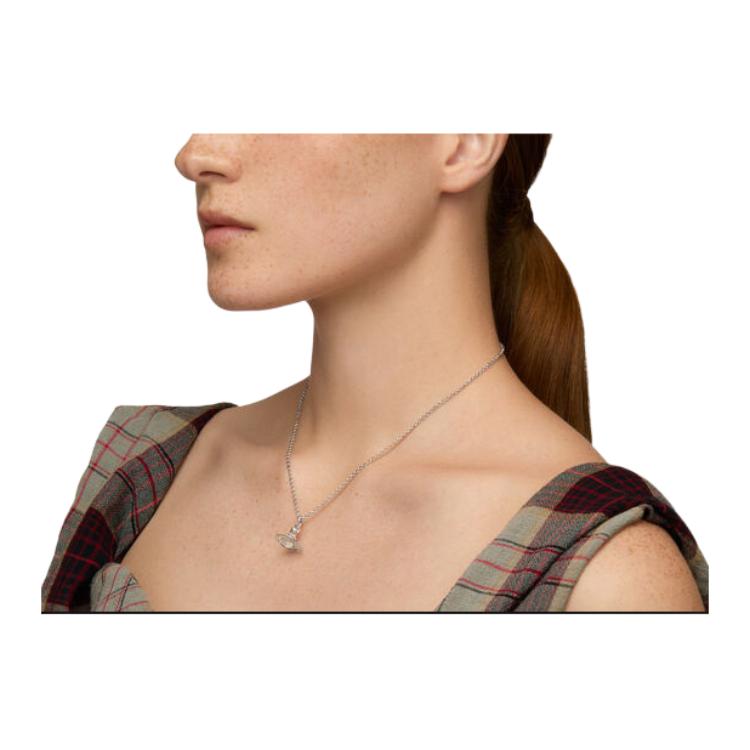 Vivienne Westwood Orb Design Silver Brass Necklace for Men. 8050889136323 圖 6