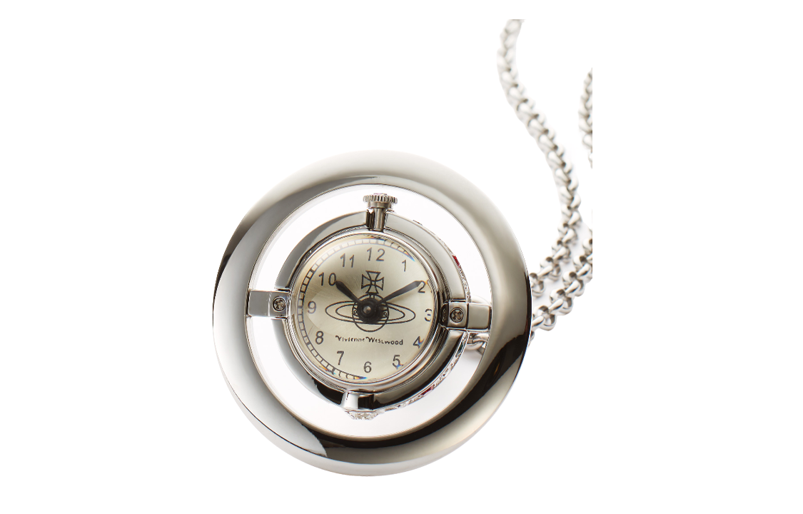 Vivienne Westwood Orb Saturn Pendant Watch Necklace Silver Unisex Limited Edition. VV283SLXXX 圖 3