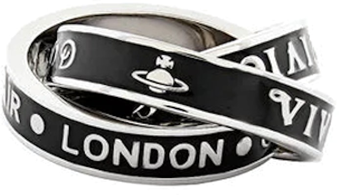 Anillo Unisex Vivienne Westwood Percy Saturn Tres Aros Cerámica Negra pareja 6404016Q01P107P107 Buy Anillo Unisex Vivienne Westwood Percy Saturn Tres Aros Cerámica Negra pareja 6404016Q01P107P107