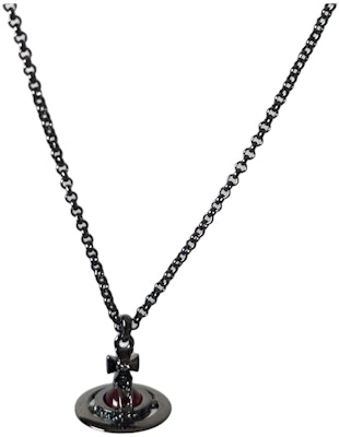 薇薇安·魏斯伍德 小型星球紅色水晶黃銅項鍊 槍灰色 63020225-02s380 Lookbook 薇薇安·魏斯伍德 小型星球紅色水晶黃銅項鍊 槍灰色 63020225-02s380