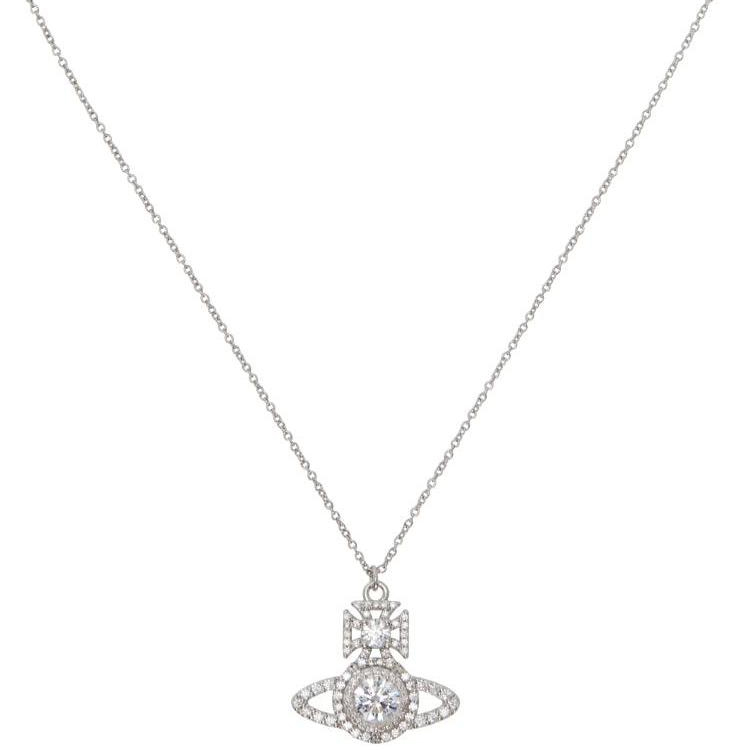 Vivienne Westwood Planet Pendant Necklace Silver for Men 241314M145061