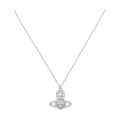 Vivienne Westwood Planet Pendant Necklace Silver for Men 241314M145061