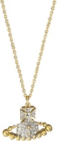 Vivienne Westwood Saturn Crystal Pendant Necklace Unisex Gold Luxury Jewelry 6302039R02P257CN Vivienne Westwood Saturn Crystal Pendant Necklace Unisex Gold Luxury Jewelry 6302039R02P257CN
