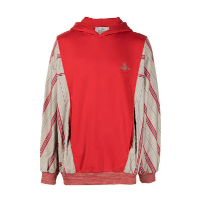 Vivienne Westwood Shadow Printed Red Hoodie Unisex Long Sleeve 2I010002C000GPOO101