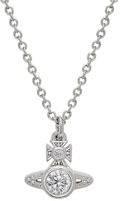 Collar Unisex Vivienne Westwood Cristal Saturno Orb Plata Estilo Parejas 6302027802P102SMP102 Buy Collar Unisex Vivienne Westwood Cristal Saturno Orb Plata Estilo Parejas 6302027802P102SMP102