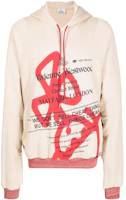 Vivienne Westwood SS22 Logo Slogan Print Beige Pullover Sweatshirt Mens 2I010003J002IC301PO Vivienne Westwood SS22 Logo Slogan Print Beige Pullover Sweatshirt Mens 2I010003J002IC301PO