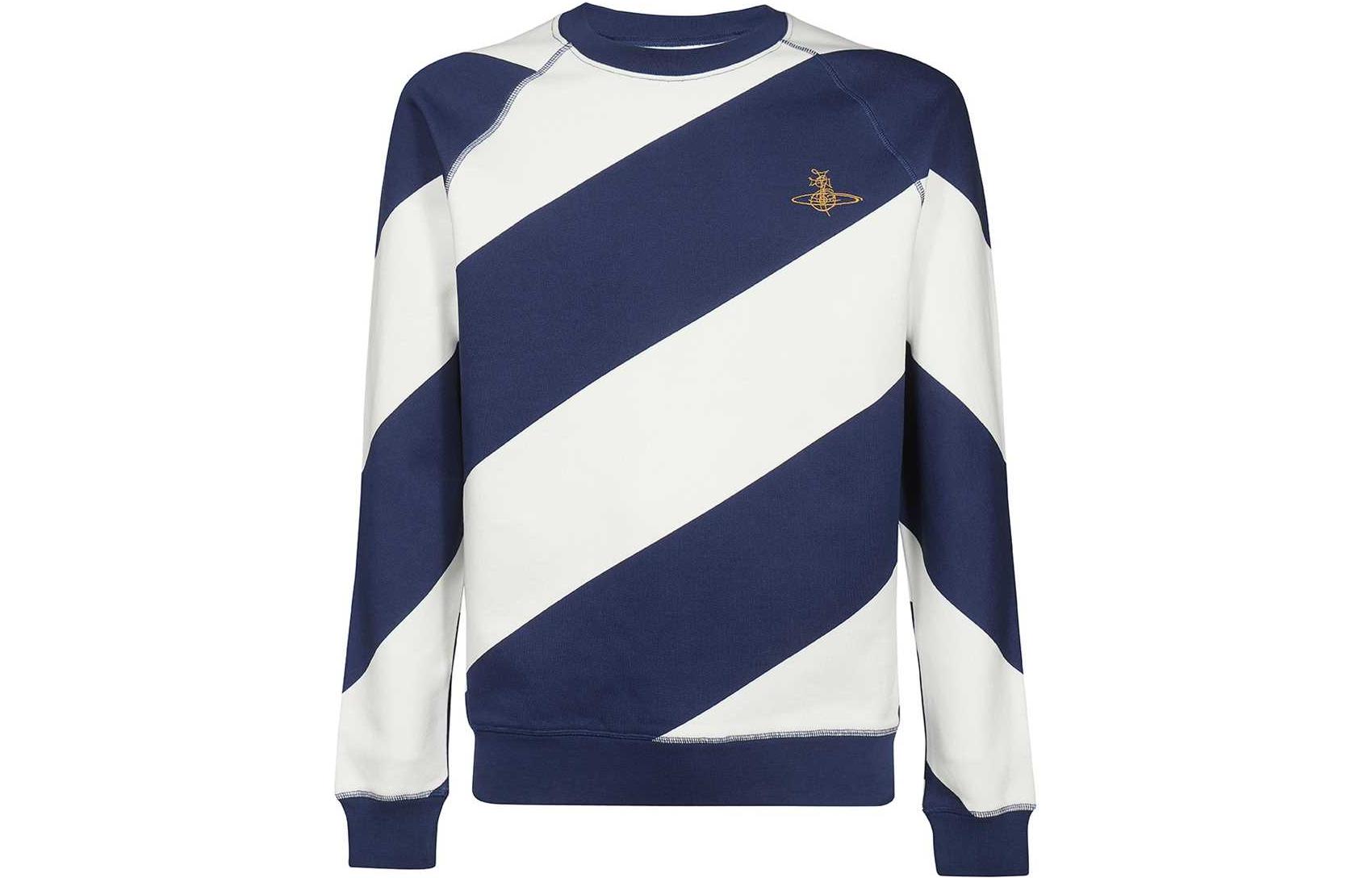 Vivienne Westwood SS22 Logo Striped Pullover Sweatshirt Multicolor 3I010002J002APOO301