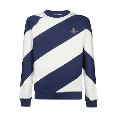Vivienne Westwood SS22 Logo Striped Pullover Sweatshirt Multicolor 3I010002J002APOO301