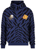 Vivienne Westwood SS22 Tiger Print Pullover Hoodie Blue 3I010003J0032K301 Vivienne Westwood SS22 Tiger Print Pullover Hoodie Blue 3I010003J0032K301