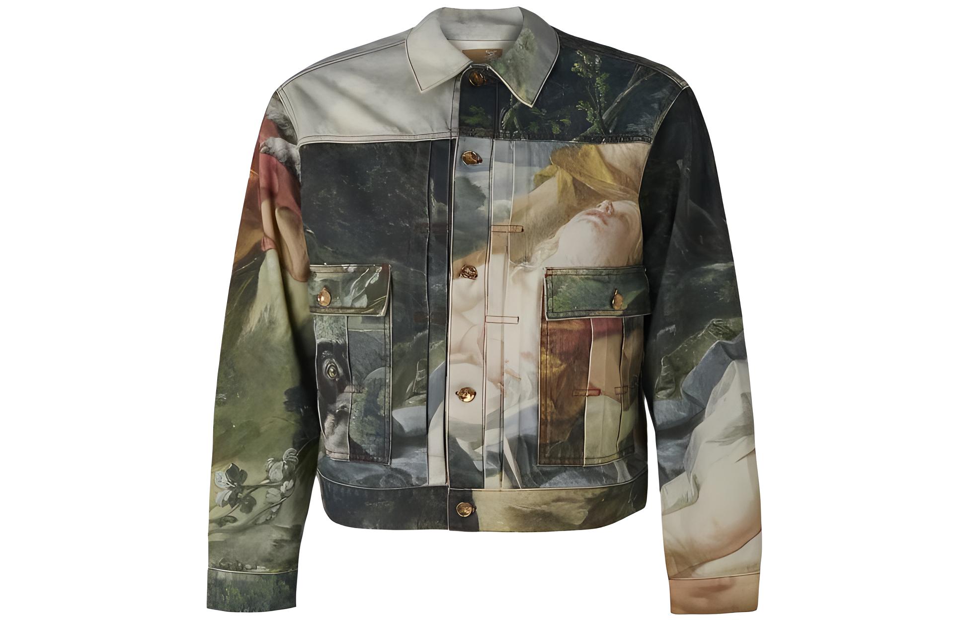 Vivienne Westwood SS23 Art Print Single-Breasted Jacket Unisex 39010001W0049O301