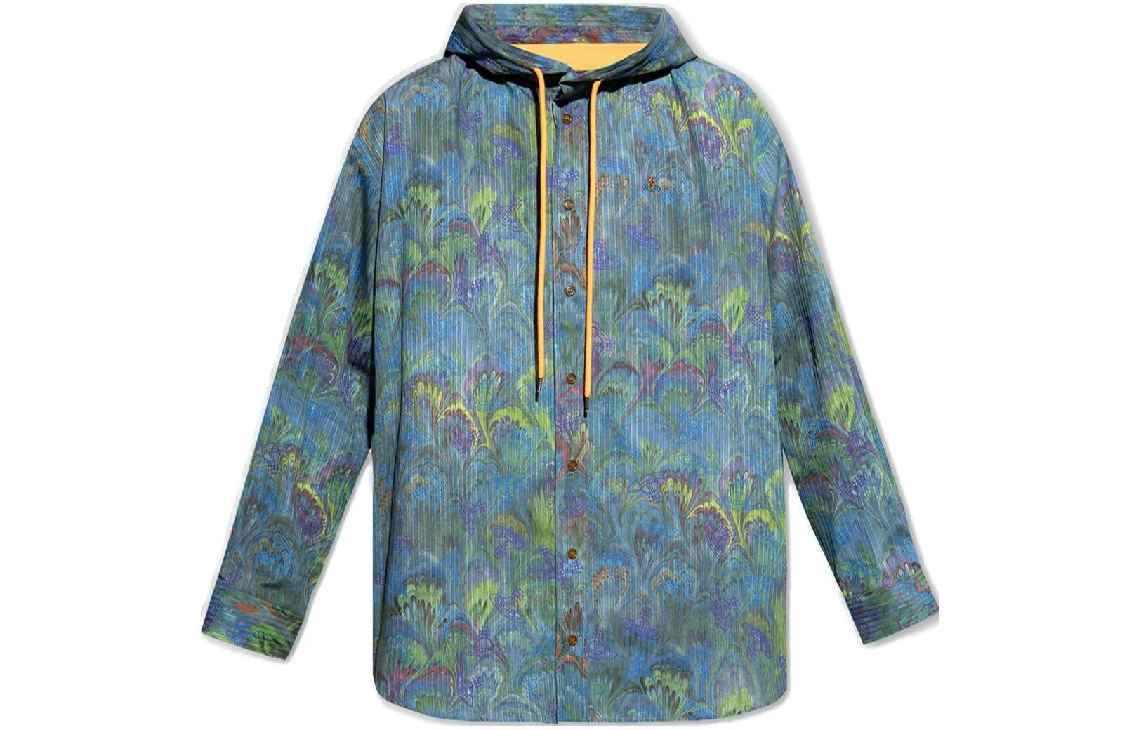 Vivienne Westwood SS23 Floral Print Hooded Jacket Multicolor 3501001BW00FXO318
