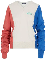 Vivienne Westwood SS23 Multicolor Logo Printed Asymmetric Long Sleeve Sweater Unisex 3803001XY000EO101 Vivienne Westwood SS23 Multicolor Logo Printed Asymmetric Long Sleeve Sweater Unisex 3803001XY000EO101