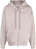 Vivienne Westwood SS23 Planet Cartoon Embroidered Zip Hoodie Grey 3I010005J0048P407 Vivienne Westwood SS23 Planet Cartoon Embroidered Zip Hoodie Grey 3I010005J0048P407