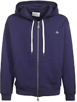 Vivienne Westwood SS23 Purple Saturn Embroidery Zip Hoodie Mens 3I010005J0006K412 Vivienne Westwood SS23 Purple Saturn Embroidery Zip Hoodie Mens 3I010005J0006K412