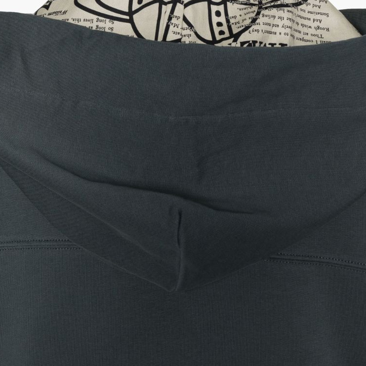 Details for ヴィヴィアン・ウエストウッド SS24 オーバーサイズ ロゴ刺繍フーディー グレー 3I01000NJ006O