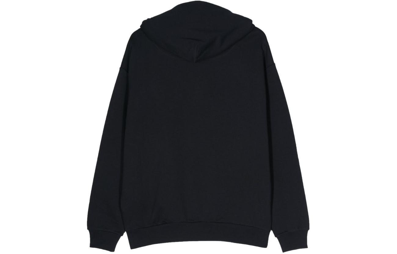 Lookbook Vivienne Westwood SS24 土星標誌印花寬版連帽上衣 黑色 3I01000MJ0006-N401