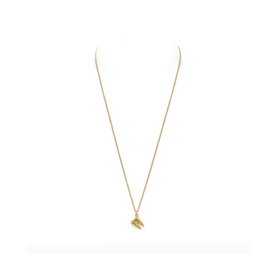Vivienne Westwood Teeth Design Brass Necklace Gold for Men 8050889954439