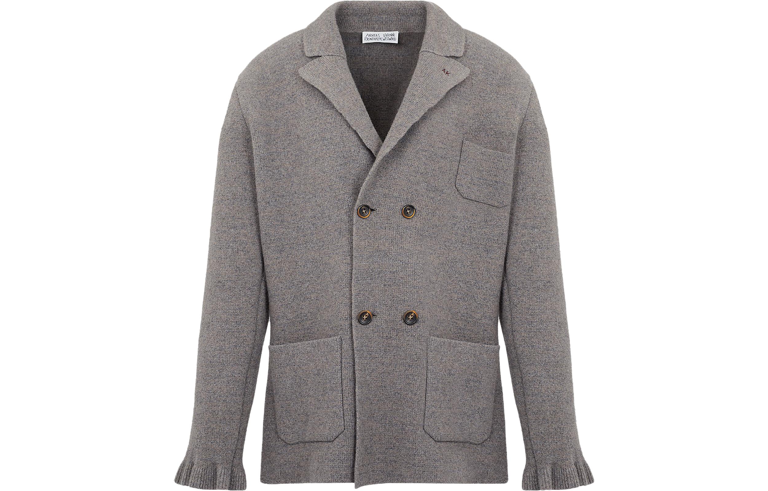 Vivienne Westwood Unisex Solid Color Long Sleeve Jacket in Stone Beige 38030036Y0017CT