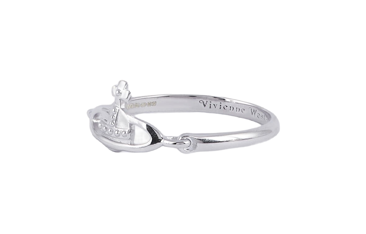 Lookbook Anillo Unisex Pareja Vivienne Westwood Vendome 3D Orb 925 Plata - Plateado. 6404001101P019P019
