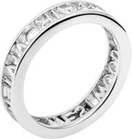 Shop Vivienne Westwood Westminster 925 Silver Alphabet Carved Ring Unisex Silver. 640400016W004FJ