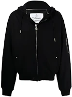 Vivienne Westwood Wool Zip-Up Hoodie Bomber Jacket 22030003-W003E-EUN401 Vivienne Westwood Wool Zip-Up Hoodie Bomber Jacket 22030003-W003E-EUN401