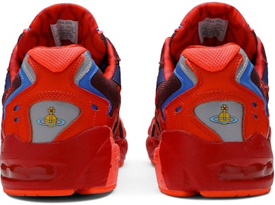 Vivienne Westwood x ASICS Gel Kayano 5 'Rojo Clásico' 1021A166-600 Details for Vivienne Westwood x ASICS Gel Kayano 5 'Rojo Clásico' 1021A166-600