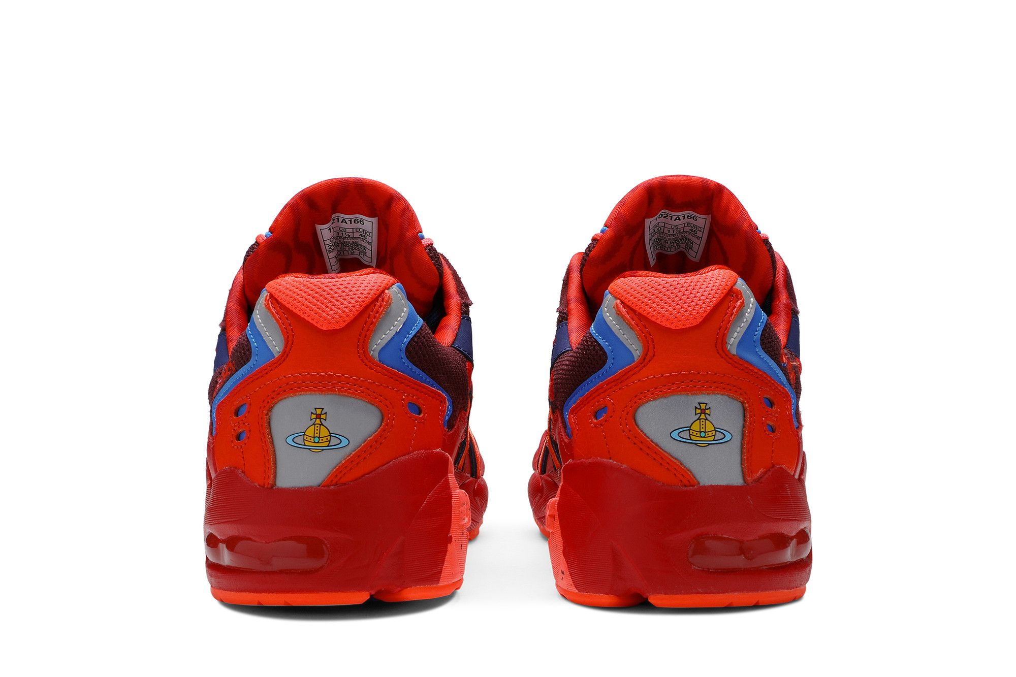 Sizing Vivienne Westwood x ASICS Gel Kayano 5 'Classic Red' 1021A166-600