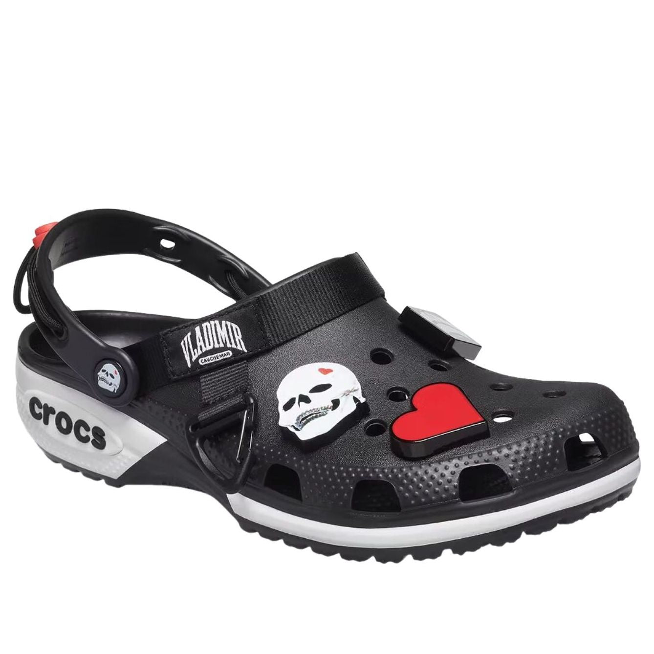Details for Crocs Clog 'Calavera Negra' de Vladimir Cauchemar 207357-90H