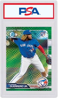 Vladimir Guerrero Jr. 2019 Bowman Chrome X Rookie Hijau X-Fractor /31 #73 Buy Vladimir Guerrero Jr. 2019 Bowman Chrome X Rookie Hijau X-Fractor /31 #73