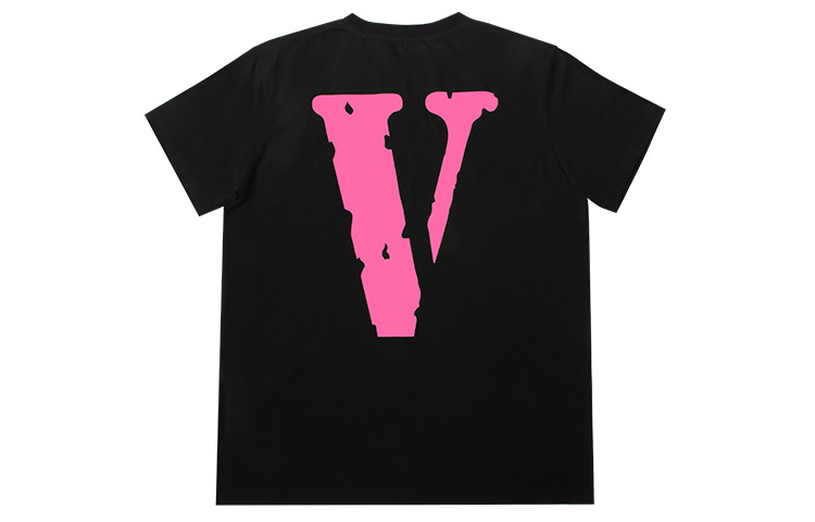 Vlone Big Logo Staple Hoodie Classic Pink Logo Tee Unisex VLTE2103BK