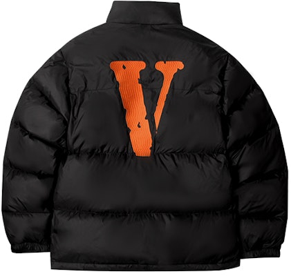 Jaket Musim Dingin Unisex VLONE Classic Big V Logo Bordir Hitam Orange. VLCT21002 Buy Jaket Musim Dingin Unisex VLONE Classic Big V Logo Bordir Hitam Orange. VLCT21002