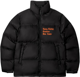VLONE 經典大V標刺繡羽絨外套 黑橘 男女冬季款 VLCT21002 Lookbook VLONE 經典大V標刺繡羽絨外套 黑橘 男女冬季款 VLCT21002