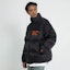 Sizing Jaket Musim Dingin Unisex VLONE Classic Big V Logo Bordir Hitam Orange. VLCT21002