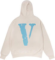 Vlone Cracked Logo Print Oversized Zip Hoodie Unisex Beige VLZPHD2023004 Vlone Cracked Logo Print Oversized Zip Hoodie Unisex Beige VLZPHD2023004