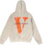 Order Vlone 破壞式寬鬆復古刷洗連帽衫 男女適用 VLHD24003-BE