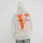 Details for Vlone 破壞式寬鬆復古刷洗連帽衫 男女適用 VLHD24003-BE