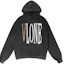 Lookbook Vlone 復古大Logo水洗寬鬆連帽衫 男女通用 VLHD24003-BK