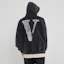 Shop Vlone 指紋大logo水洗寬版連帽衫 男女適穿 VLHD24004-BK